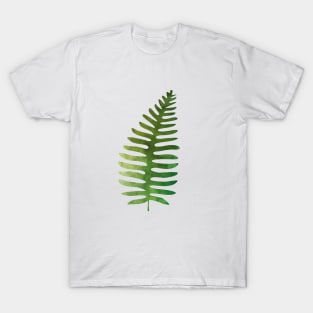 Green Fern Leaf T-Shirt